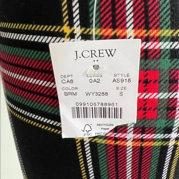 J. Crew Factory Tartan Leggings - Picture 6 of 9